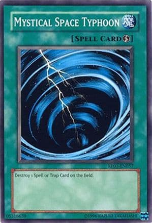 Mystical Space Typhoon — Retro Pack Yu-Gi-Oh! card by KAZUKI TAKAHASHI