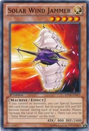 Solar Wind Jammer — Structure Deck: Cyber Dragon Revolution Yu-Gi-Oh! card by KAZUKI TAKAHASHI
