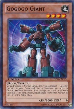 Gogogo Giant (Starfoil) — Star Pack 2014 Yu-Gi-Oh! card by KAZUKI TAKAHASHI