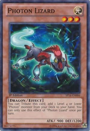 Photon Lizard (Starfoil) — Star Pack 2014 Yu-Gi-Oh! card by KAZUKI TAKAHASHI