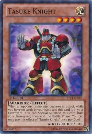 Tasuke Knight (Starfoil) — Star Pack 2014 Yu-Gi-Oh! card by KAZUKI TAKAHASHI