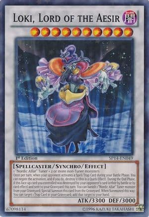 Loki, Lord of the Aesir (Starfoil) — Star Pack 2014 Yu-Gi-Oh! card by KAZUKI TAKAHASHI