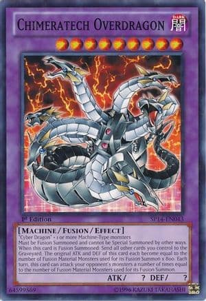 Chimeratech Overdragon (Starfoil) — Star Pack 2014 Yu-Gi-Oh! card by KAZUKI TAKAHASHI