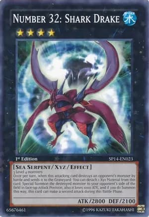 Number 32: Shark Drake (Starfoil) — Star Pack 2014