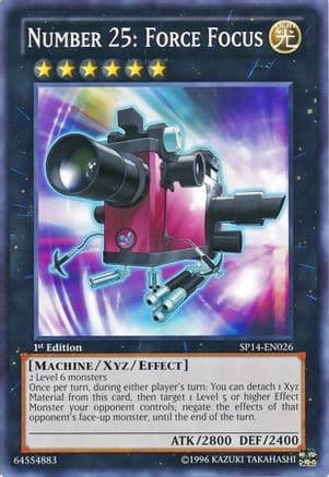 Number 25: Force Focus (Starfoil) — Star Pack 2014 Yu-Gi-Oh! card by KAZUKI TAKAHASHI