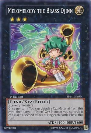 Melomelody the Brass Djinn (Starfoil) — Yu-Gi-Oh! card