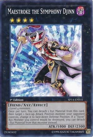 Maestroke the Symphony Djinn (Starfoil) — Star Pack 2014 Yu-Gi-Oh! card by KAZUKI TAKAHASHI