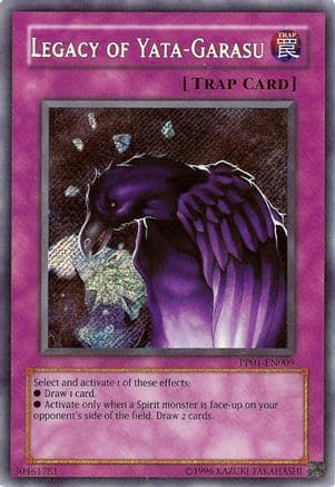 Legacy of Yata-Garasu (Secret Rare) — Yu-Gi-Oh! card