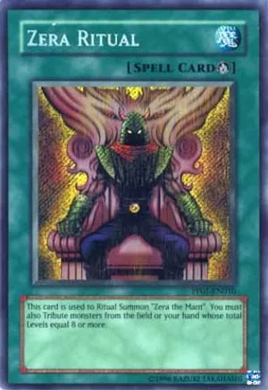 Zera Ritual (Secret Rare) — Yu-Gi-Oh! card