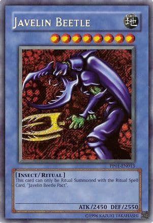 Javelin Beetle (Secret Rare) — Yu-Gi-Oh! card