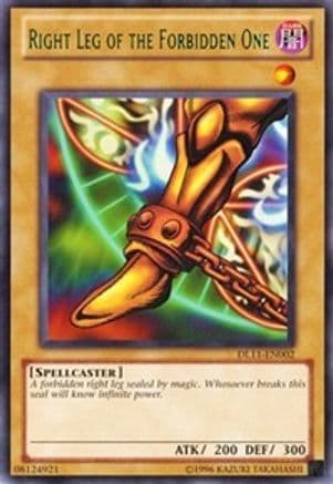 Right Leg of the Forbidden One (Green) — Duelist League Promo