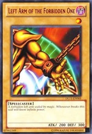Left Arm of the Forbidden One (Red) — Duelist League Promo