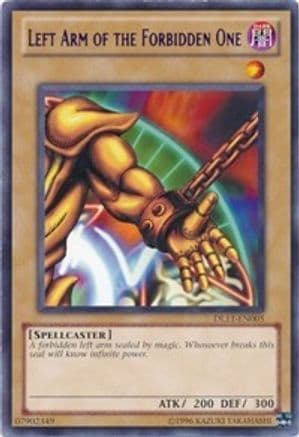 Left Arm of the Forbidden One (Blue) — Duelist League Promo