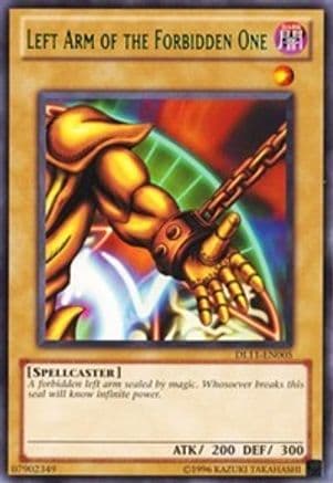 Left Arm of the Forbidden One (Green) — Duelist League Promo