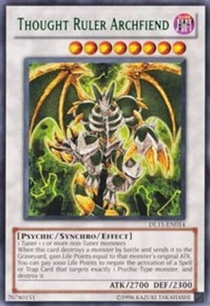 Thought Ruler Archfiend (Green) — Duelist League Promo