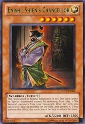 Enishi, Shien's Chancellor (Green) — Duelist League Promo