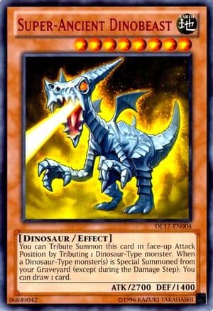 Super-Ancient Dinobeast (Red) — Duelist League Promo