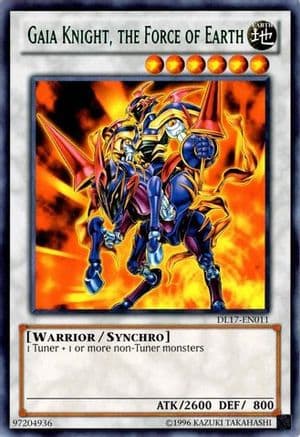 Gaia Knight, the Force of Earth (Green) — Duelist League Promo