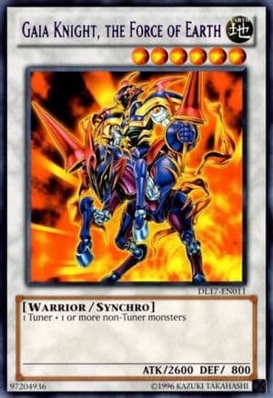 Gaia Knight, the Force of Earth (Purple) — Duelist League Promo