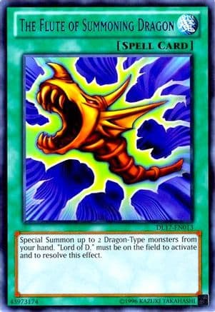 The Flute of Summoning Dragon (Blue) — Duelist League Promo