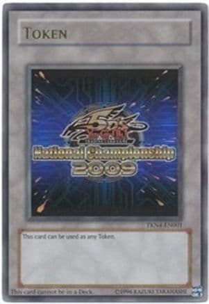 Yu-Gi-Oh 5D's 2009 National Championship Token — Yu-Gi-Oh! Tokens