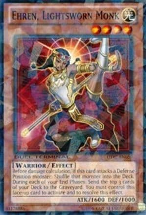 Ehren, Lightsworn Monk — Duel Terminal 7 Yu-Gi-Oh! card by Katsuya Kaede / Takara