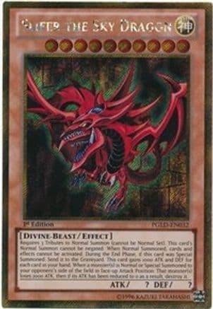 Slifer the Sky Dragon — Premium Gold Yu-Gi-Oh! card by KAZUKI TAKAHASHI