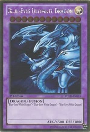 Blue-Eyes Ultimate Dragon — Premium Gold