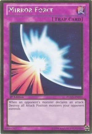 Mirror Force — Premium Gold Yu-Gi-Oh! card by KAZUKI TAKAHASHI