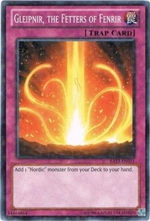 Gleipnir, the Fetters of Fenrir (Starfoil) — Battle Pack Tournament Prize Cards Yu-Gi-Oh! card by KAZUKI TAKAHASHI
