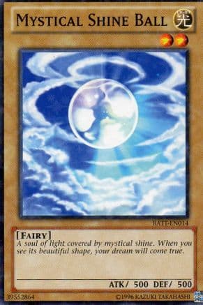 Mystical Shine Ball (Starfoil) — Battle Pack Tournament Prize Cards Yu-Gi-Oh! card by KAZUKI TAKAHASHI