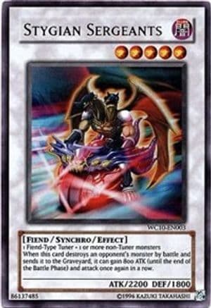 Stygian Sergeants — Yu-Gi-Oh! Video Game Promotional Cards