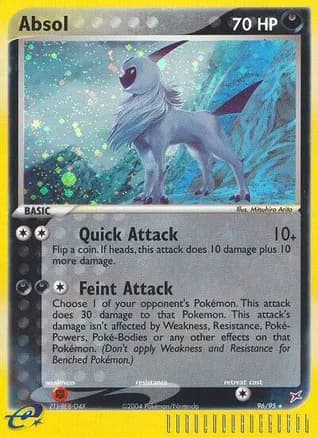 Absol — EX Team Magma vs Team Aqua Pokémon TCG card by Mitsuhiro Arita