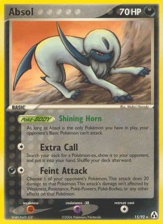 Absol — Legend Maker Pokémon TCG card by Midori Harada