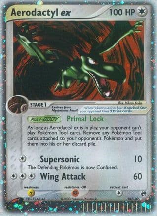 Aerodactyl ex — Pokémon TCG card