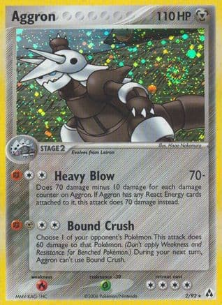 Aggron — Legend Maker Pokémon TCG card by Hisao Nakamura