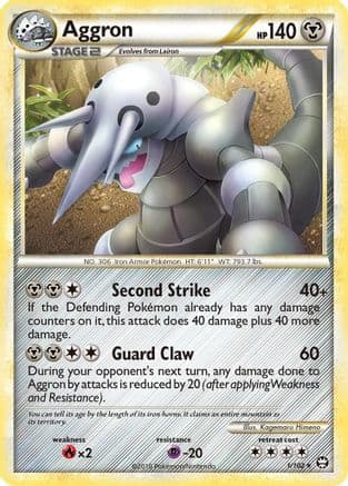 Aggron — Triumphant Pokémon TCG card by Kagemaru Himeno