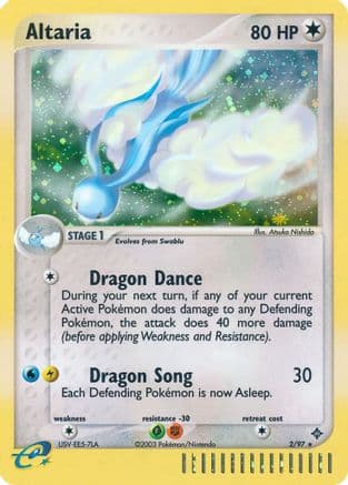 Altaria — Dragon Pokémon TCG card by Ryo Ueda