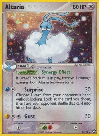 Altaria — EX Power Keepers Pokémon TCG card by Ryo Ueda