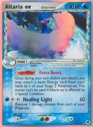 Altaria ex (Delta Species) — EX Dragon Frontiers
