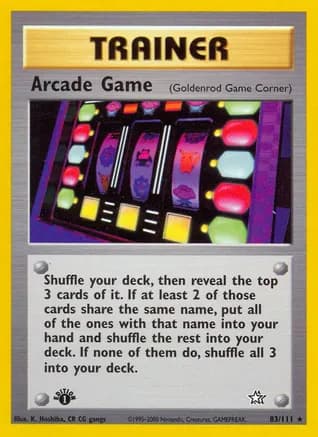 Arcade Game (Goldenrod Game Corner) — Neo Genesis