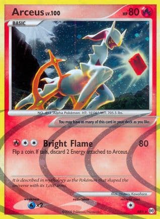 Arceus (AR3) — Arceus Pokémon TCG card by Wataru Kawahara