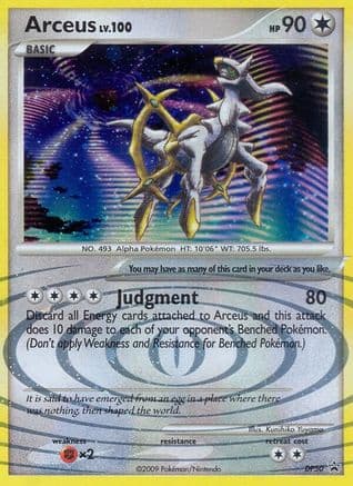 Arceus - DP50 — Diamond and Pearl Promos Pokémon TCG card by Kunihiko Yuyama