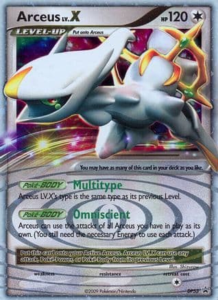 Arceus LV.X - DP53 — Diamond and Pearl Promos Pokémon TCG card by Shin Shirrrow