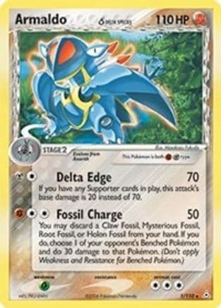 Armaldo (Delta Species) — EX Holon Phantoms Pokémon TCG card by M. Mochizuki
