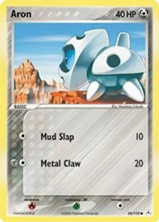Aron — EX Holon Phantoms Pokémon TCG card by Masakazu Fukuda