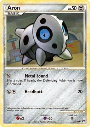 Aron — Undaunted Pokémon TCG card by match