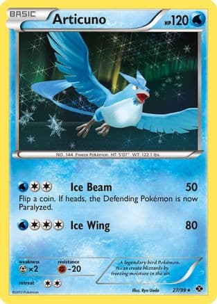 Articuno — Next Destinies Pokémon TCG card by Ryo Ueda