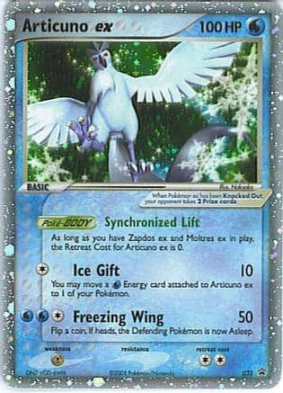 Articuno ex - 032 (EX Collector's Window Tins) — Nintendo Promos