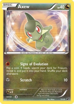 Axew (12) — Dragon Vault Pokémon TCG card by Mizue